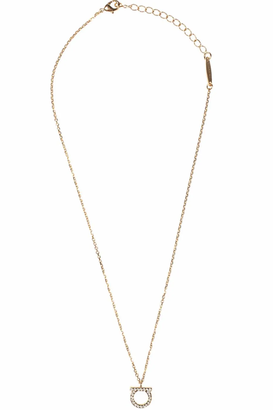 FERRAGAMO GOLD Necklace with Logo