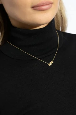FERRAGAMO GOLD Necklace with charm