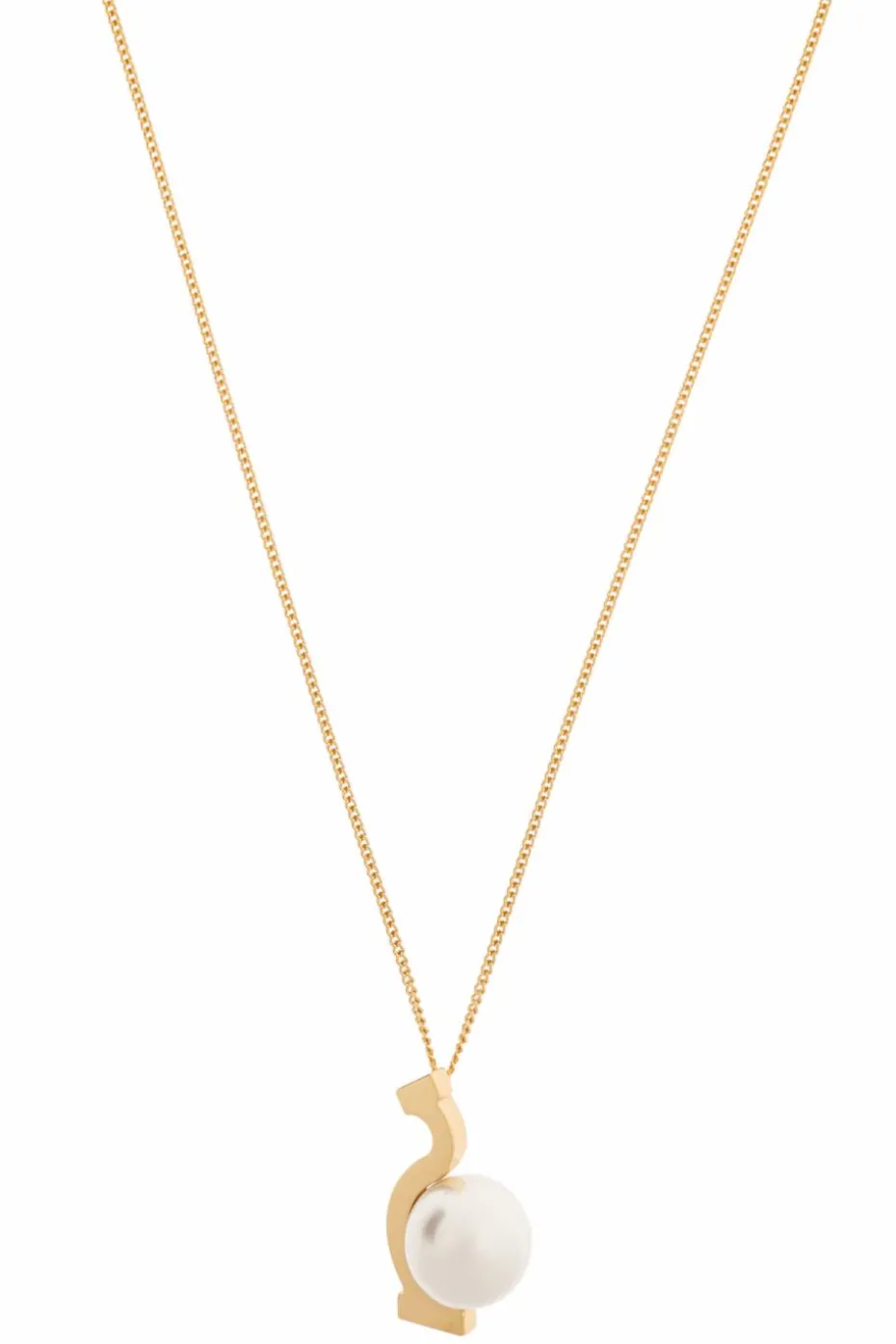 FERRAGAMO GOLD Pendant Necklace