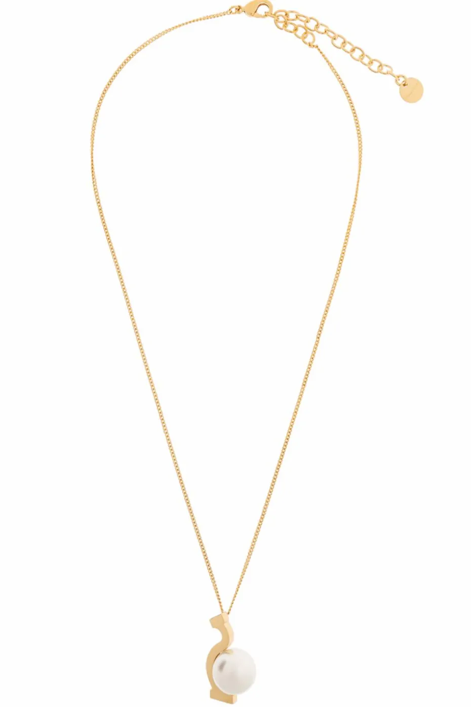 FERRAGAMO GOLD Pendant Necklace