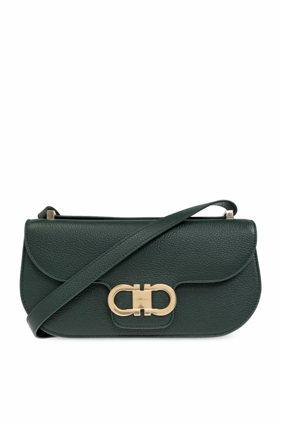 FERRAGAMO GREEN Leather shoulder bag