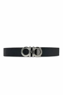 FERRAGAMO GREY Branded belt