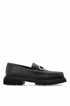 FERRAGAMO GREY Leather shoes Cocoon