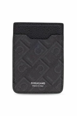 FERRAGAMO GREY MagSafe Card Wallet