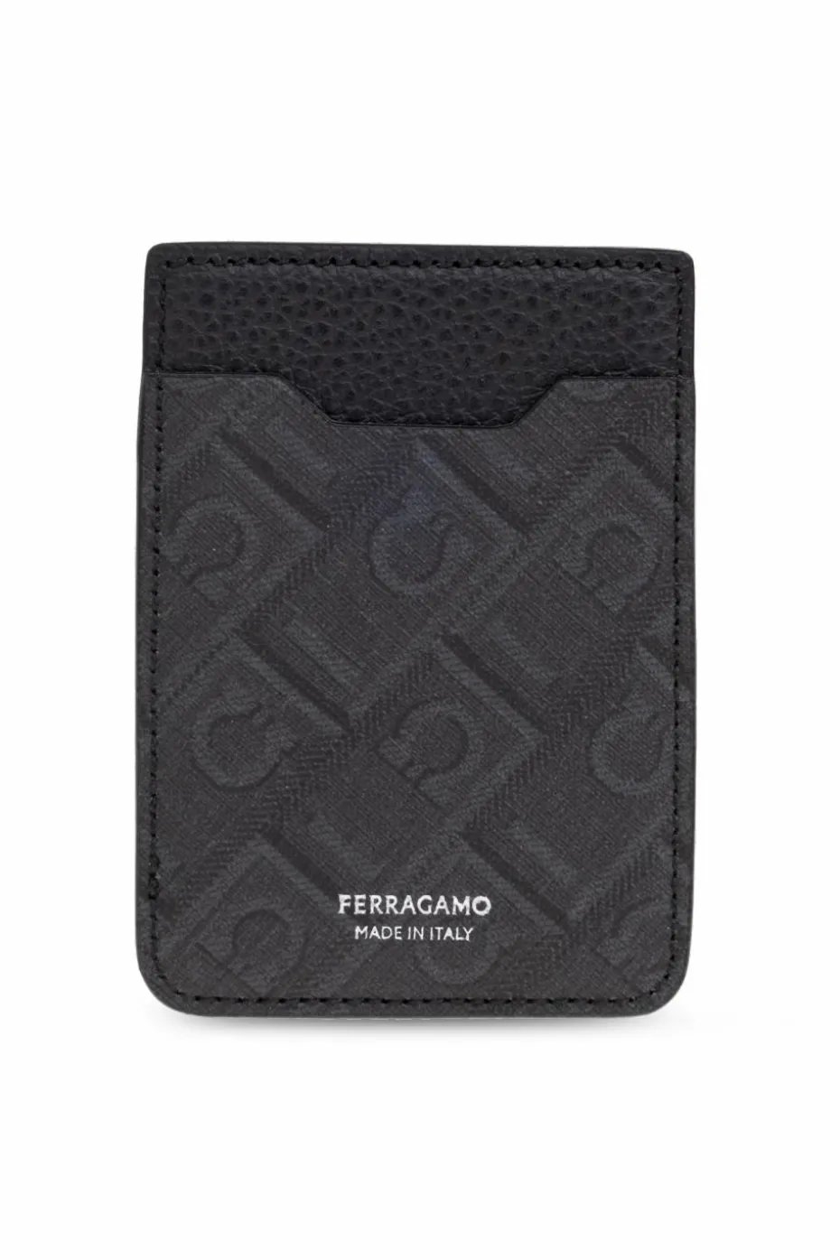 FERRAGAMO GREY MagSafe Card Wallet