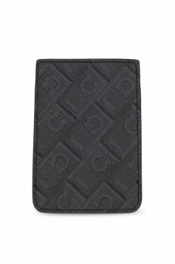 FERRAGAMO GREY MagSafe Card Wallet