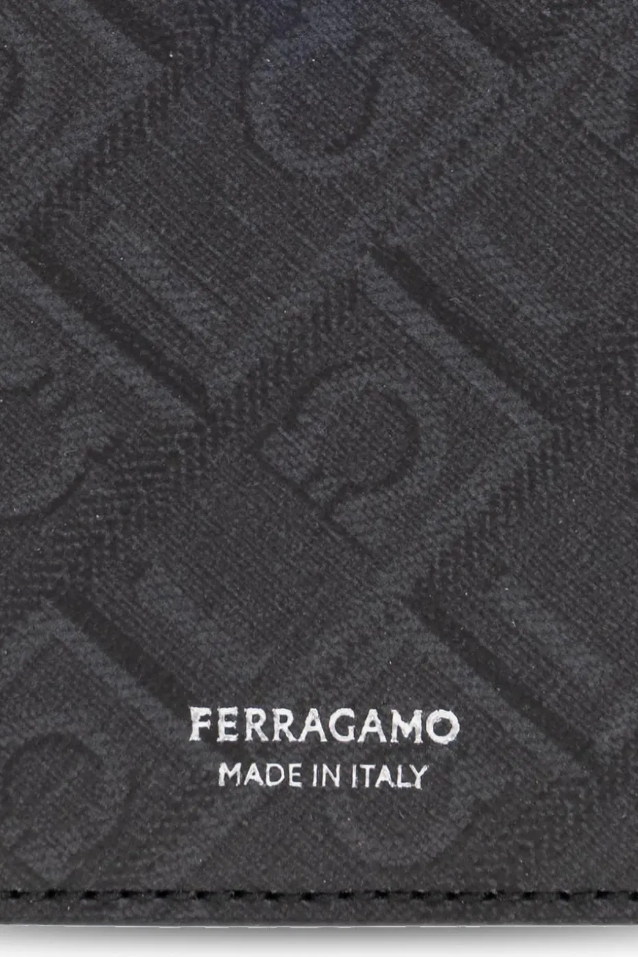 FERRAGAMO GREY MagSafe Card Wallet