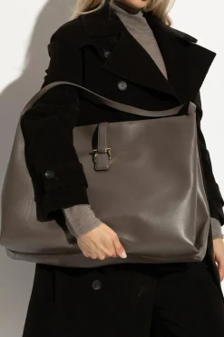 FERRAGAMO GREY Shopper bag size large