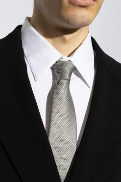 FERRAGAMO GREY Silk tie