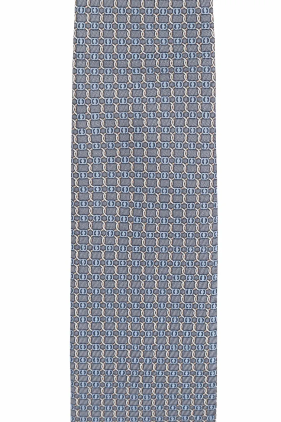 FERRAGAMO GREY Silk tie