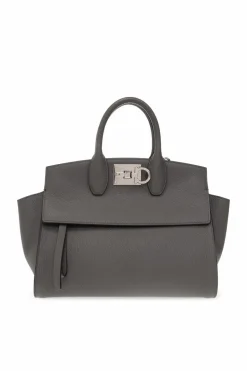 FERRAGAMO GREY āThe Studio Smallā shoulder bag