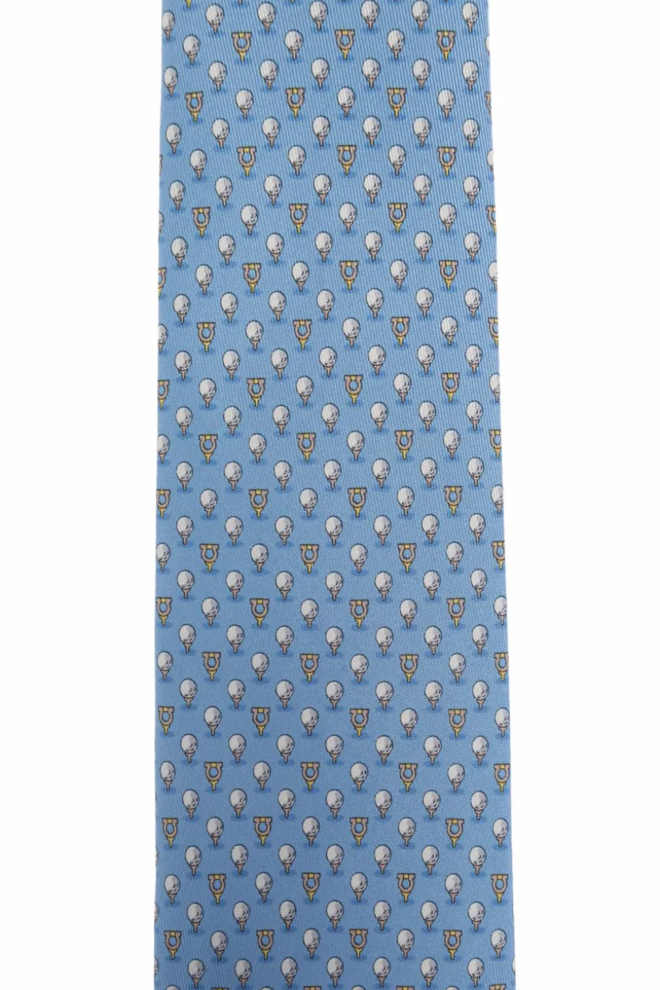 FERRAGAMO light blue Silk tie