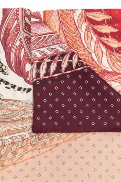 FERRAGAMO MULTICOLOUR Silk scarf with print