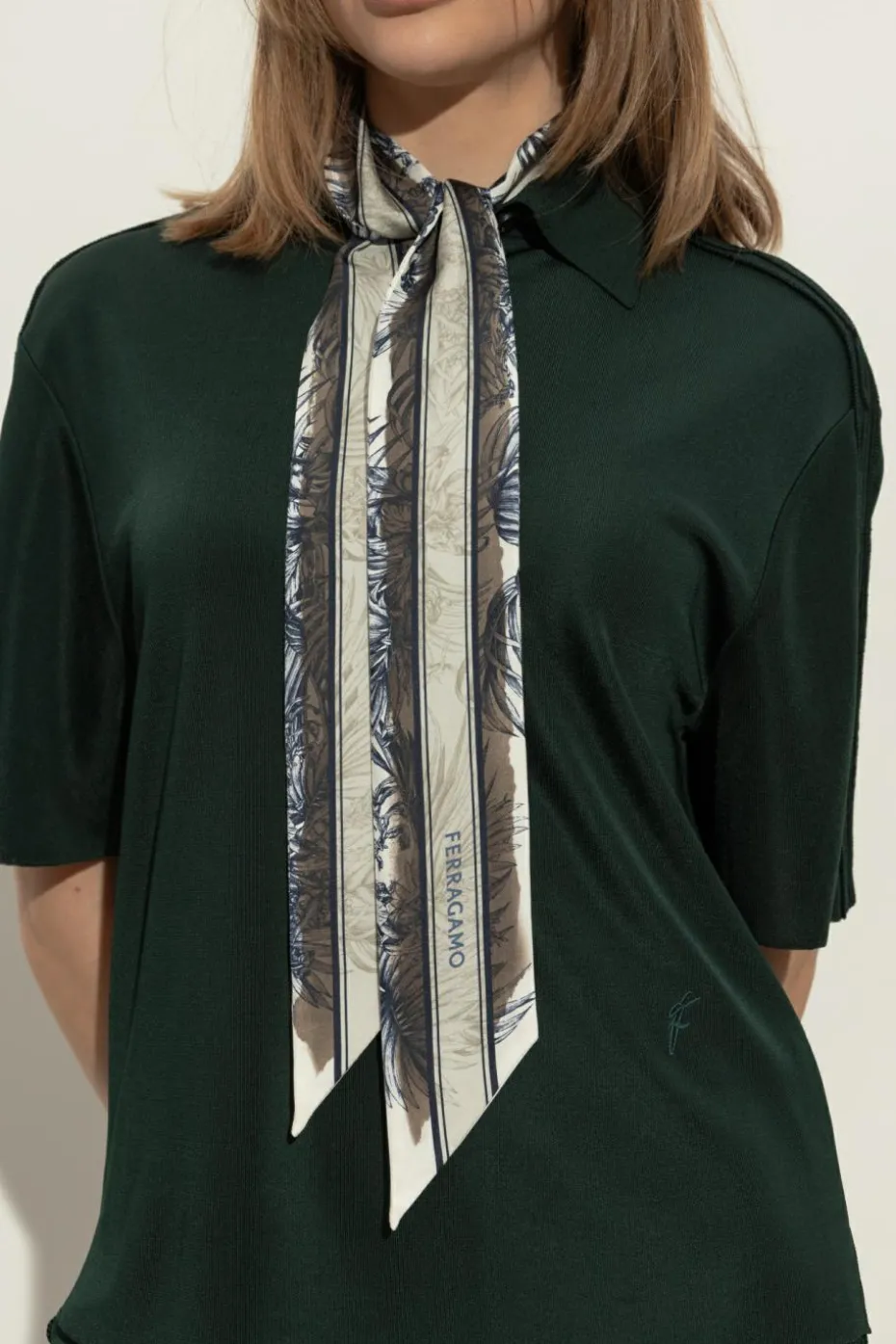 FERRAGAMO MULTICOLOUR Silk scarf