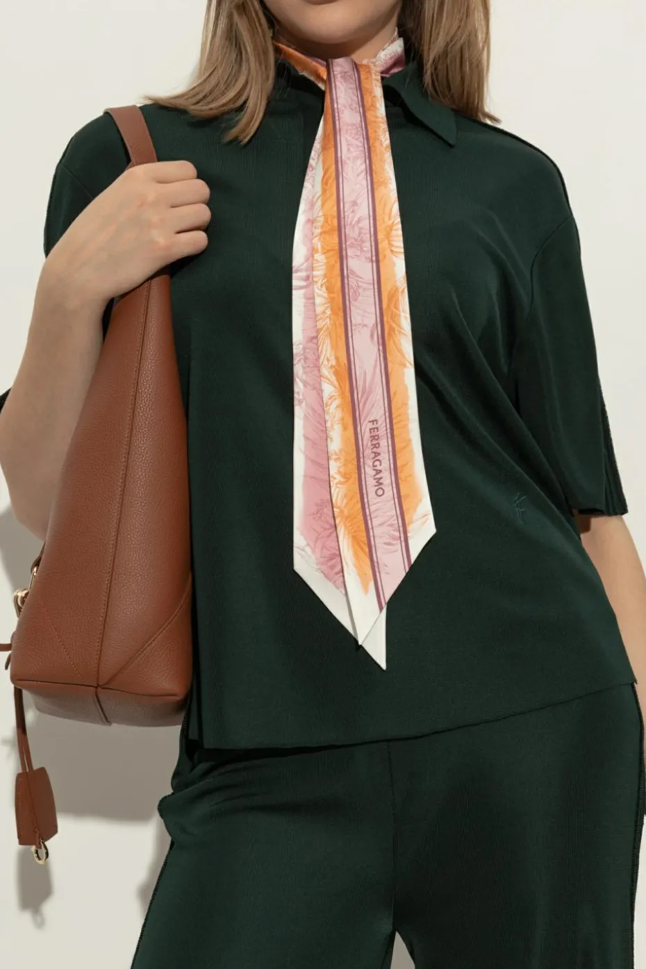 FERRAGAMO MULTICOLOUR Silk scarf