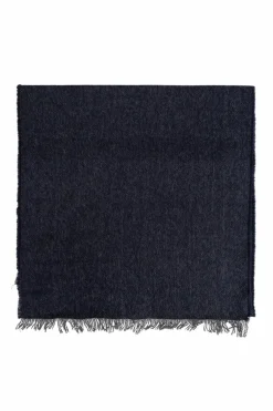 FERRAGAMO NAVY BLUE Cashmere scarf