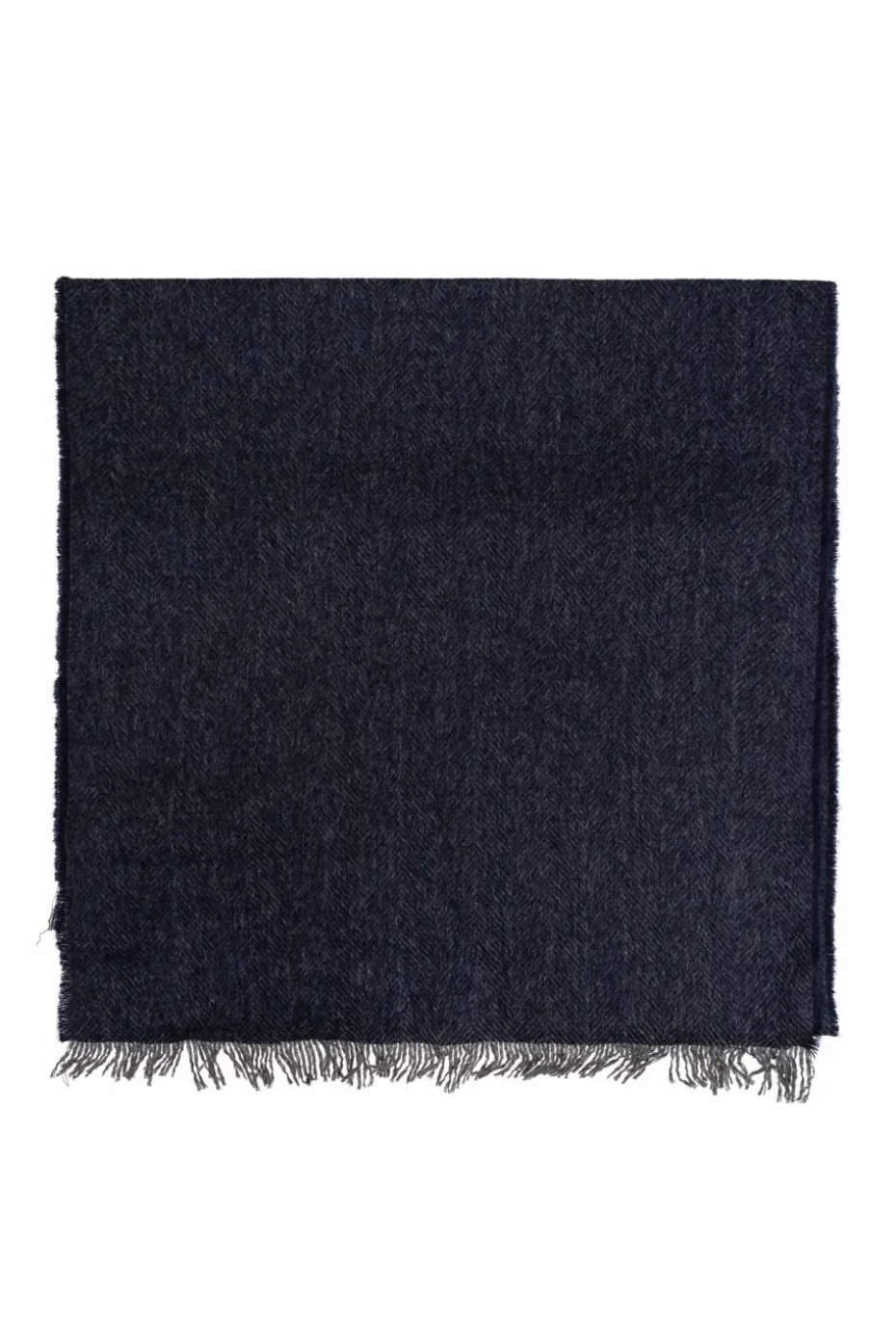 FERRAGAMO NAVY BLUE Cashmere scarf