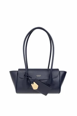 FERRAGAMO NAVY BLUE āFirenzeā Shoulder Bag
