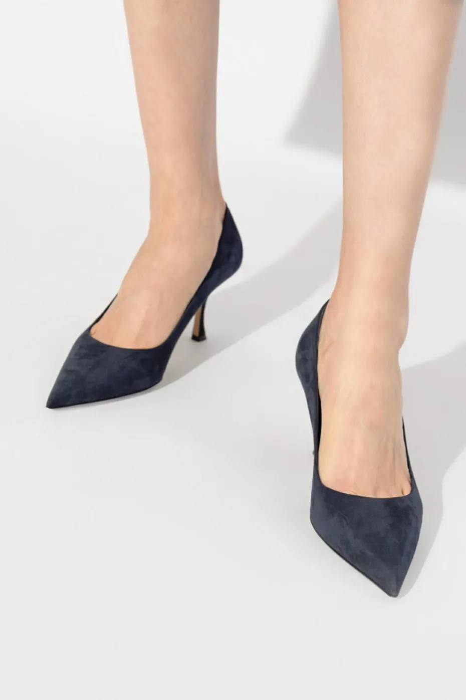 FERRAGAMO NAVY BLUE Heeled shoes 'Elydea'