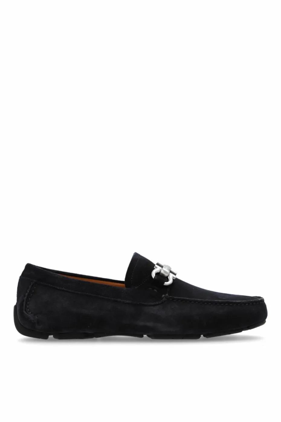 FERRAGAMO NAVY BLUE Leather shoes 'Parigi'