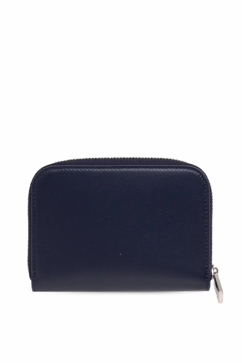FERRAGAMO NAVY BLUE Leather wallet