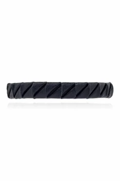 FERRAGAMO NAVY BLUE Leather bracelet