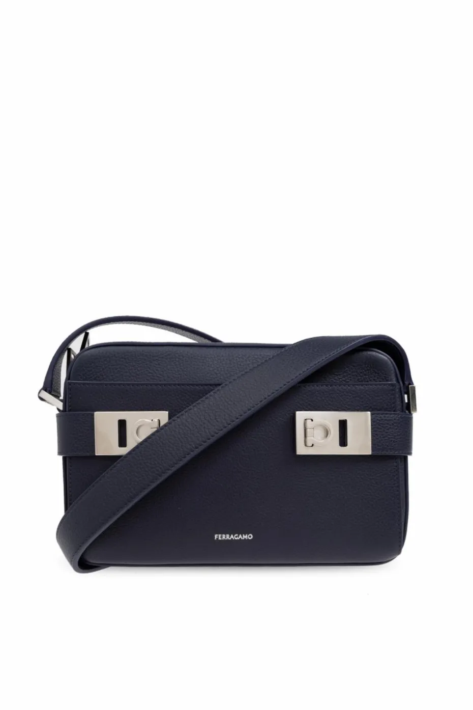 FERRAGAMO NAVY BLUE Shoulder bag Twins