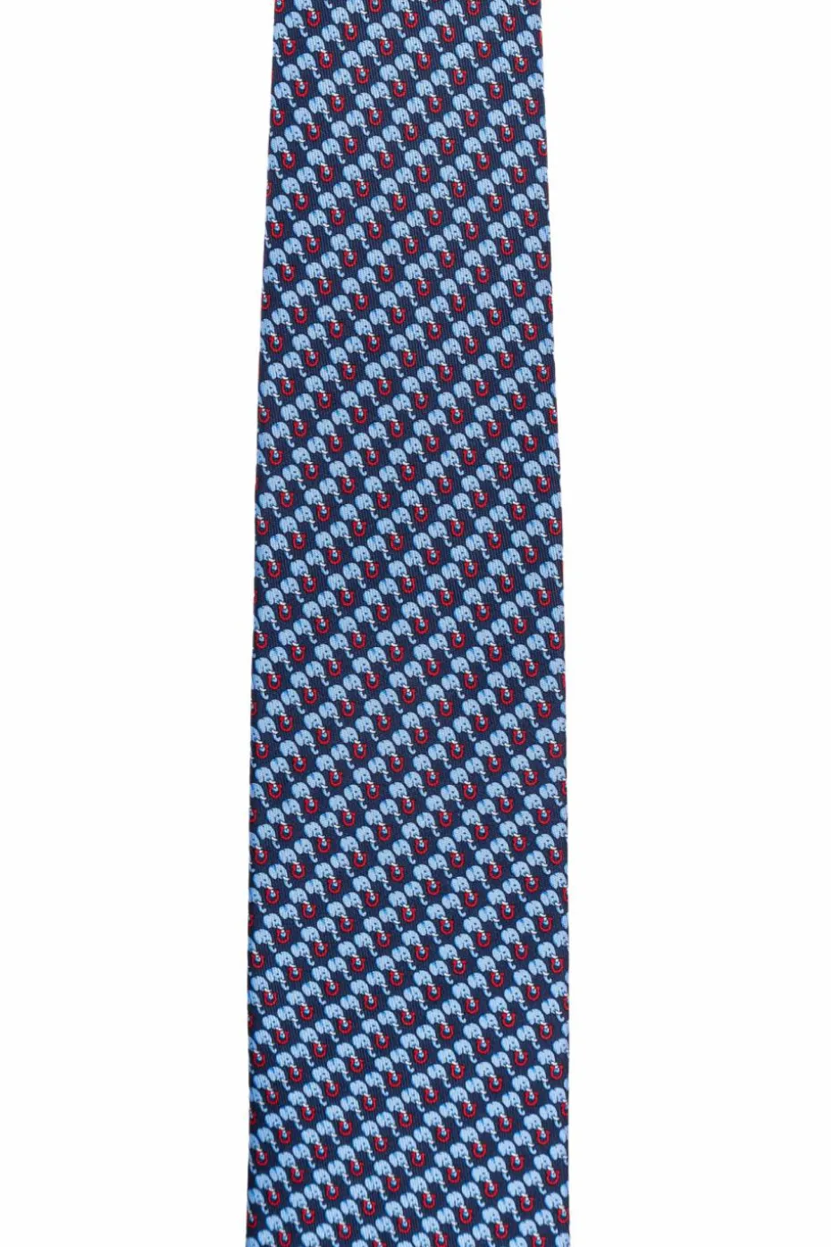FERRAGAMO NAVY BLUE Silk tie