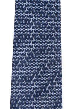 FERRAGAMO NAVY BLUE Silk tie