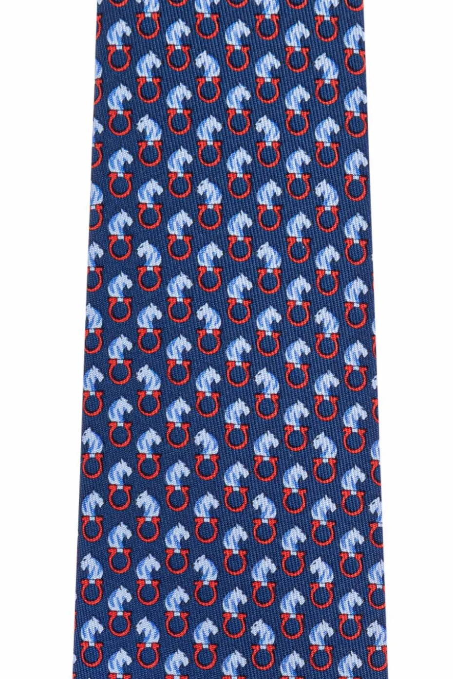 FERRAGAMO NAVY BLUE Silk tie
