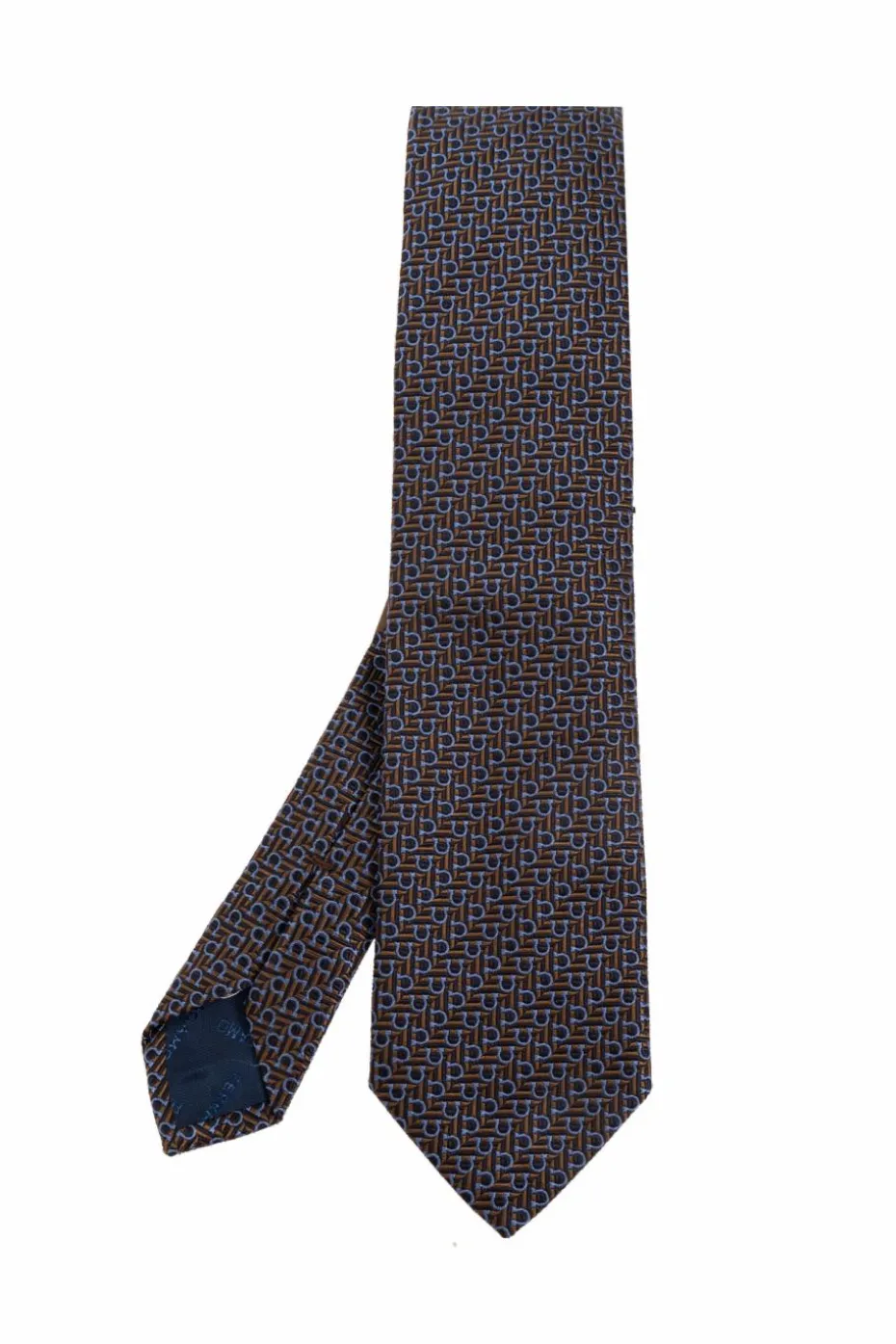 FERRAGAMO NAVY BLUE Silk tie