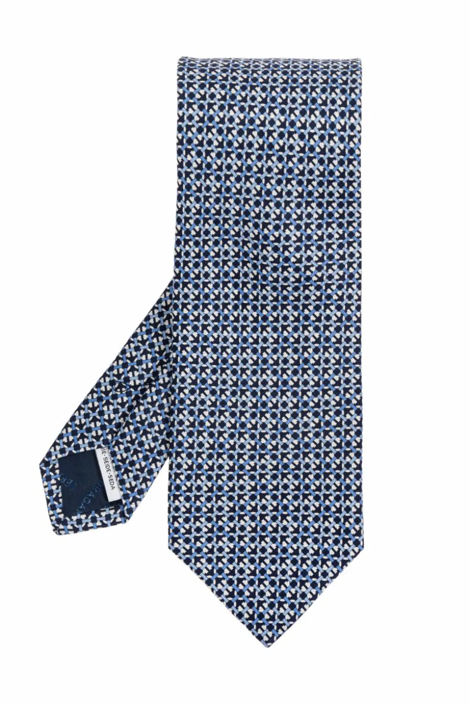 FERRAGAMO NAVY BLUE Silk tie
