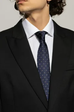 FERRAGAMO NAVY BLUE Silk tie