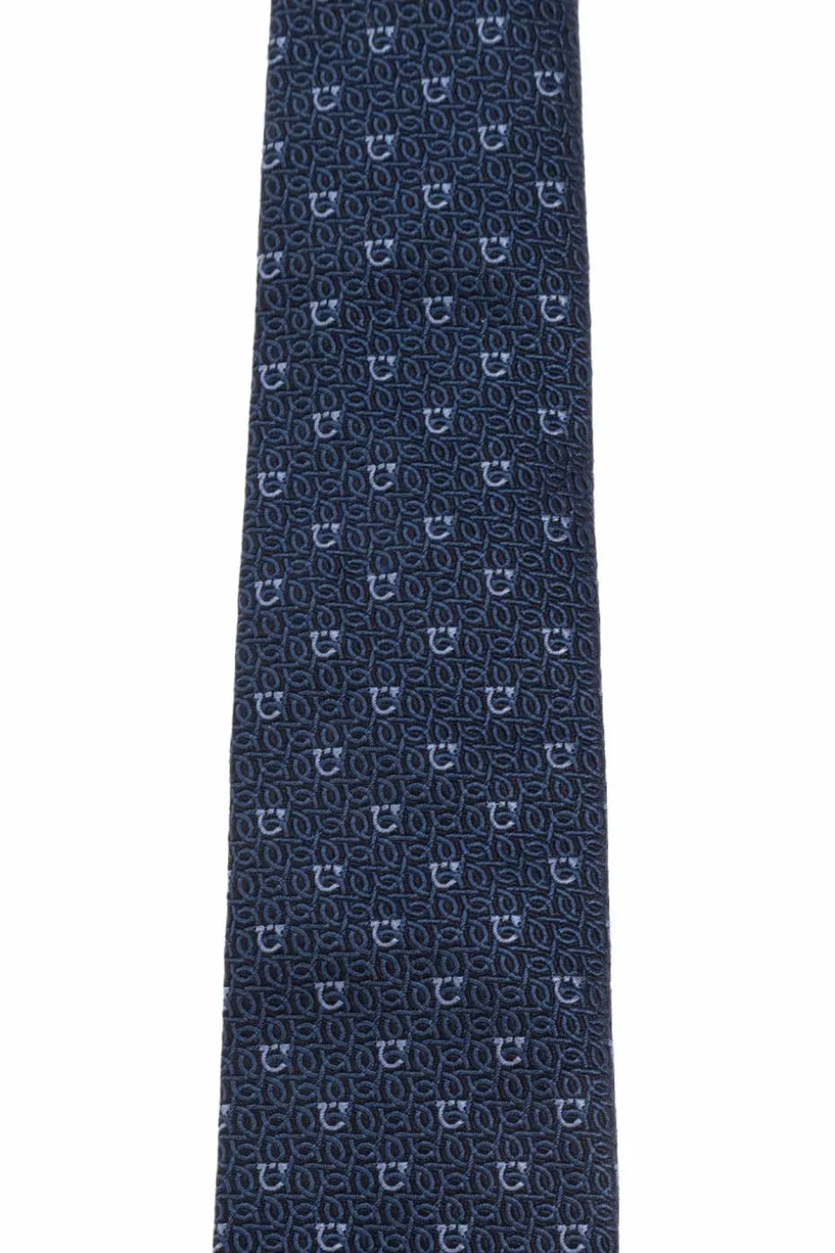 FERRAGAMO NAVY BLUE Silk tie