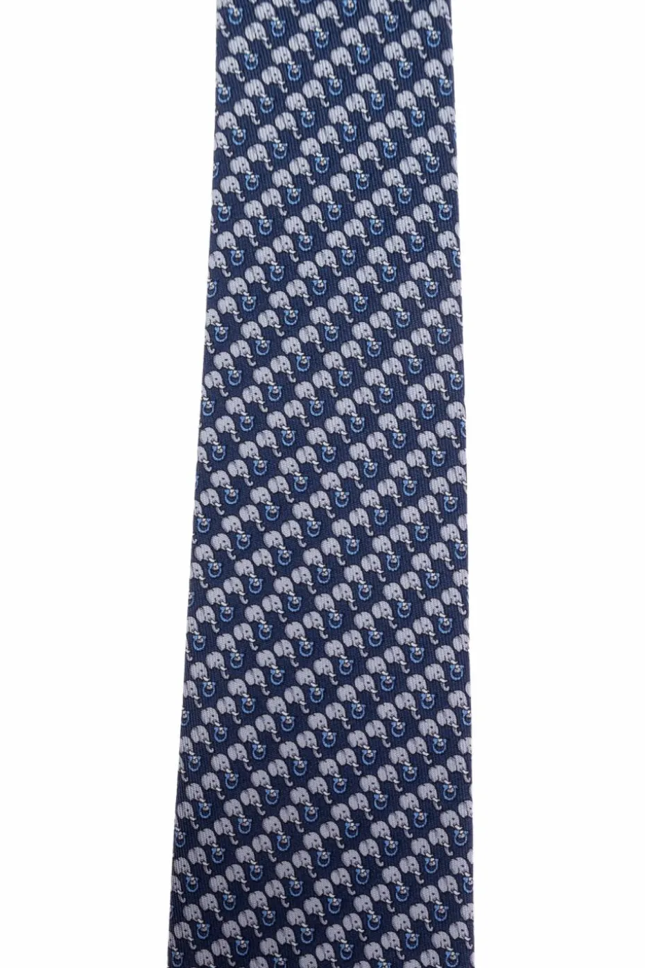 FERRAGAMO NAVY BLUE Silk tie