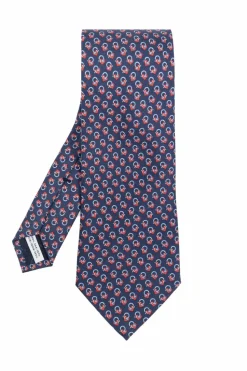 FERRAGAMO NAVY BLUE Silk tie