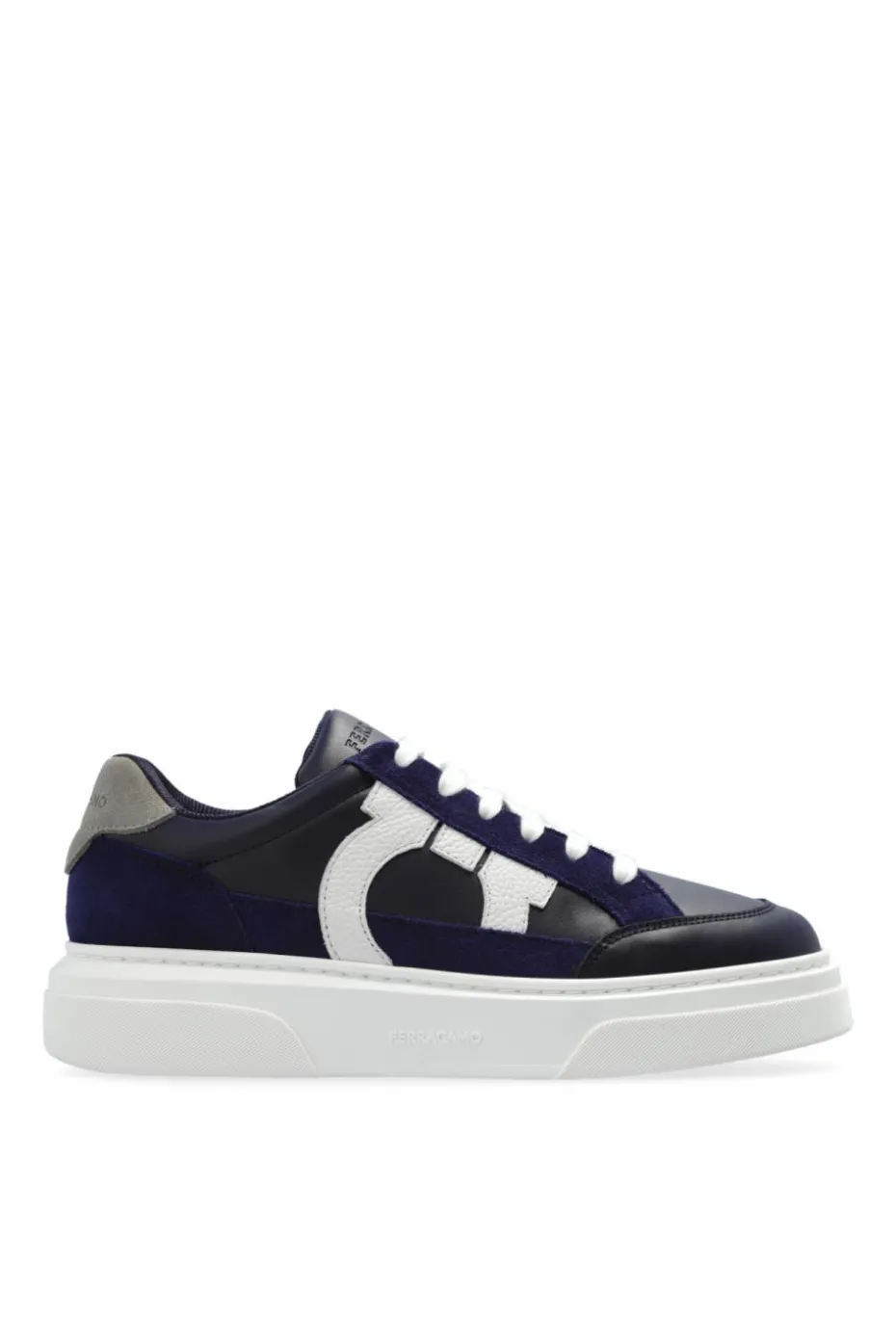 FERRAGAMO NAVY BLUE Sneakers Cassina