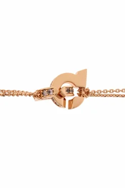 FERRAGAMO PINK Necklace with a logo-shaped pendant
