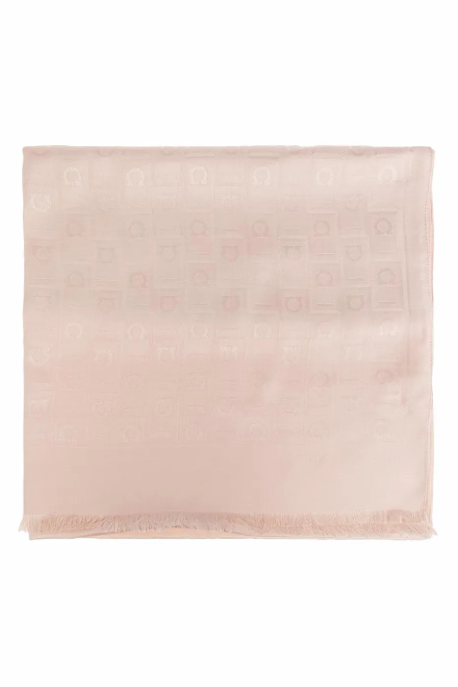 FERRAGAMO PINK Scarf with monogram