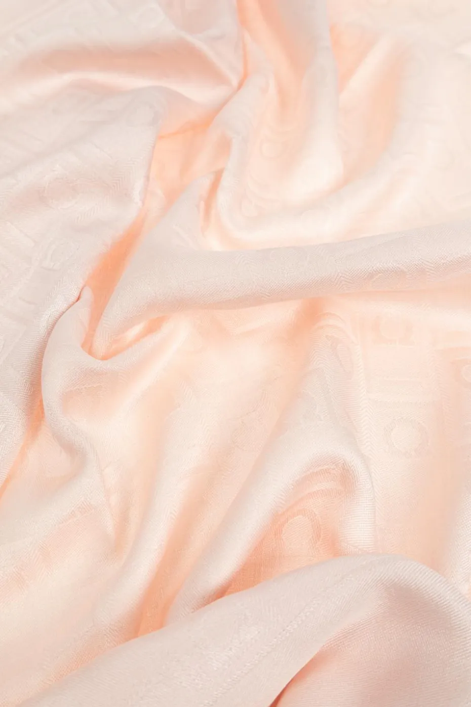 FERRAGAMO PINK Scarf with monogram