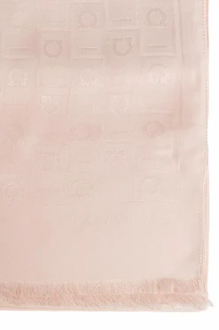 FERRAGAMO PINK Scarf with monogram