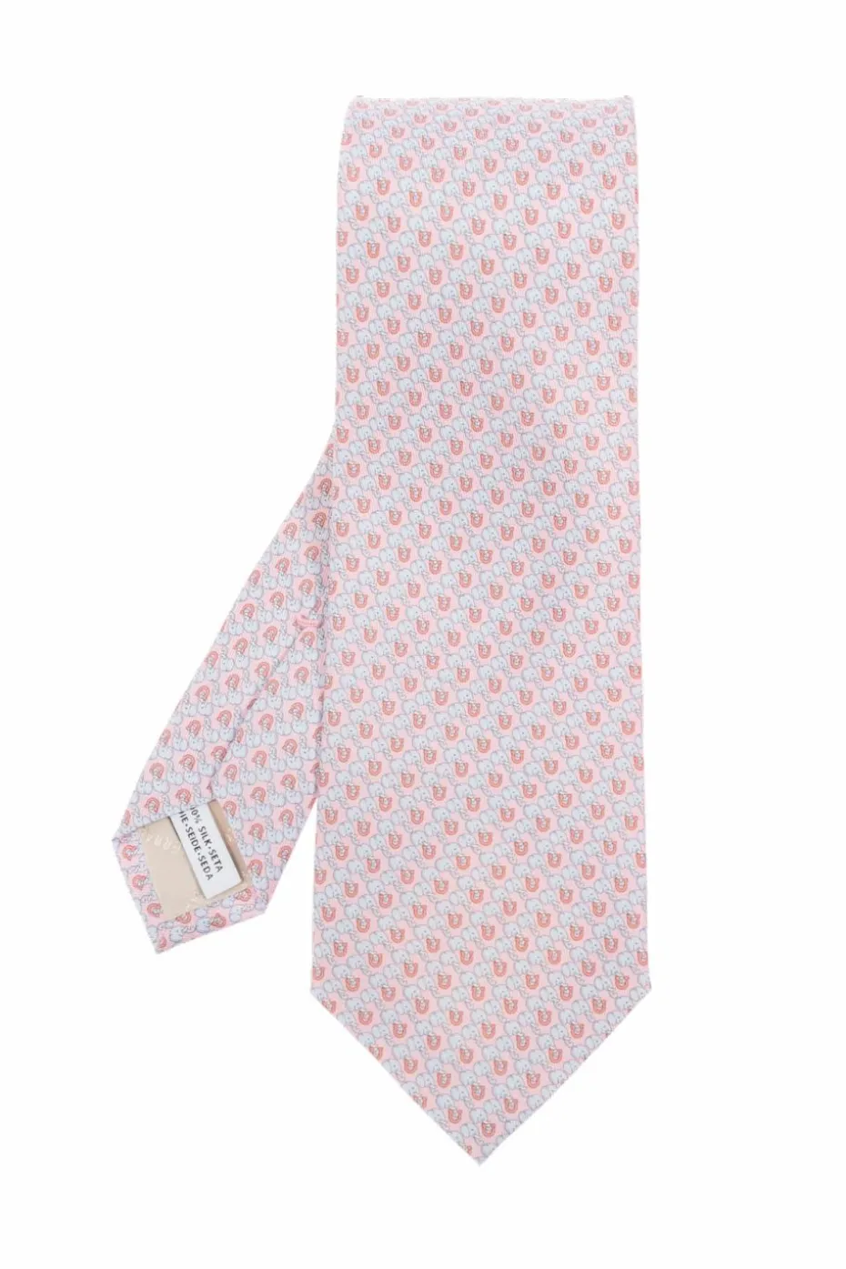 FERRAGAMO PINK Silk tie