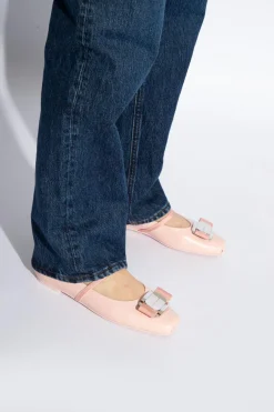 FERRAGAMO PINK ‘Zina’ ballet flats