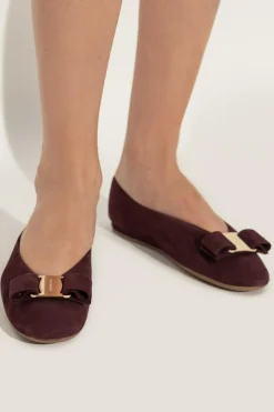 FERRAGAMO PURPLE Ballet Flats "Vanna I"