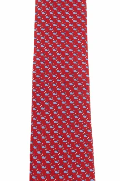 FERRAGAMO RED Silk tie