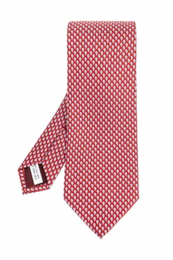 FERRAGAMO RED Silk tie