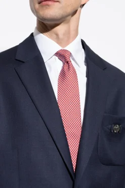 FERRAGAMO RED Silk tie