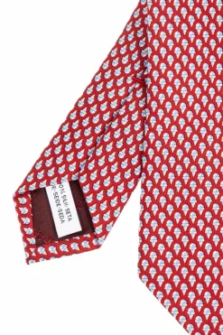 FERRAGAMO RED Silk tie