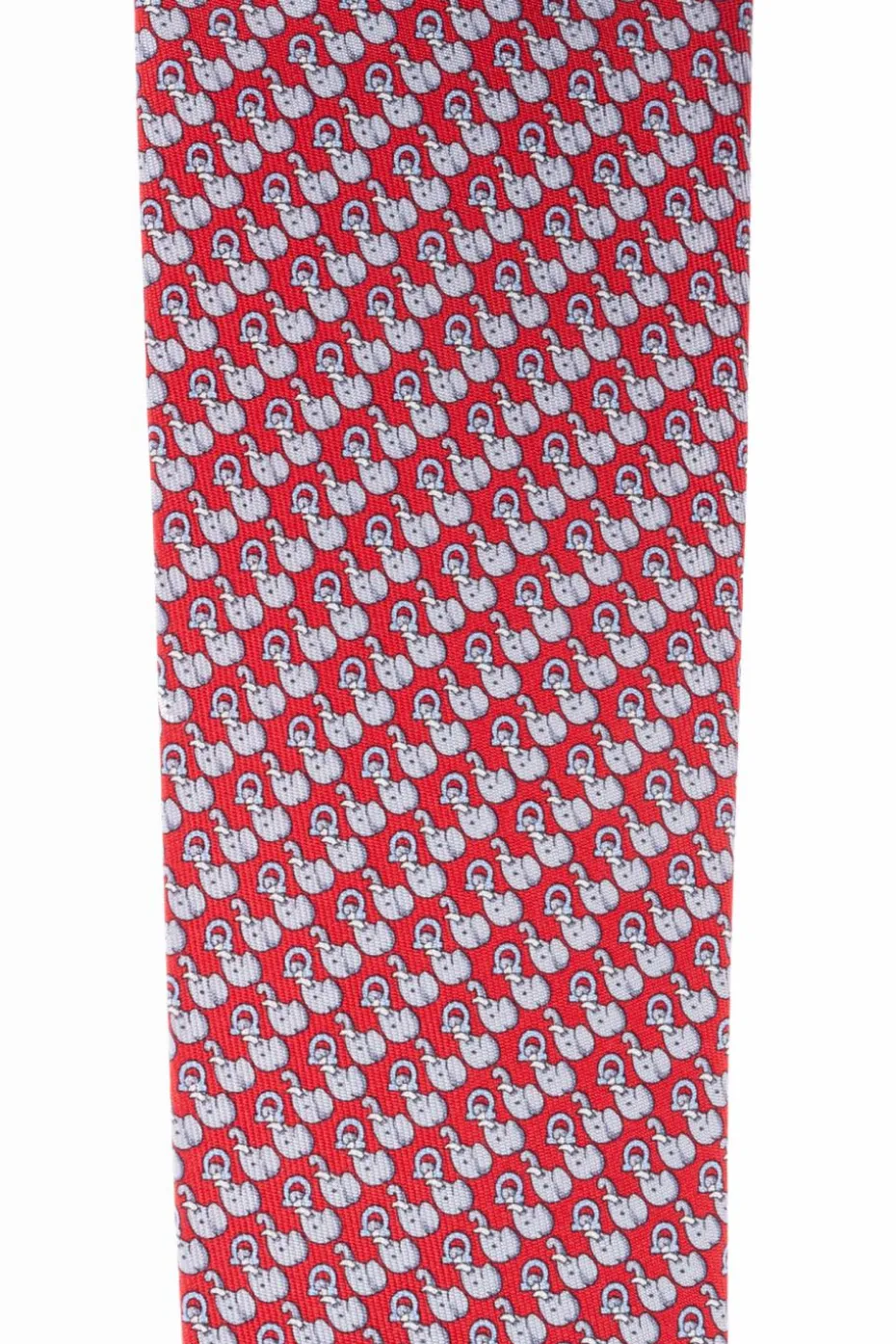 FERRAGAMO RED Silk tie