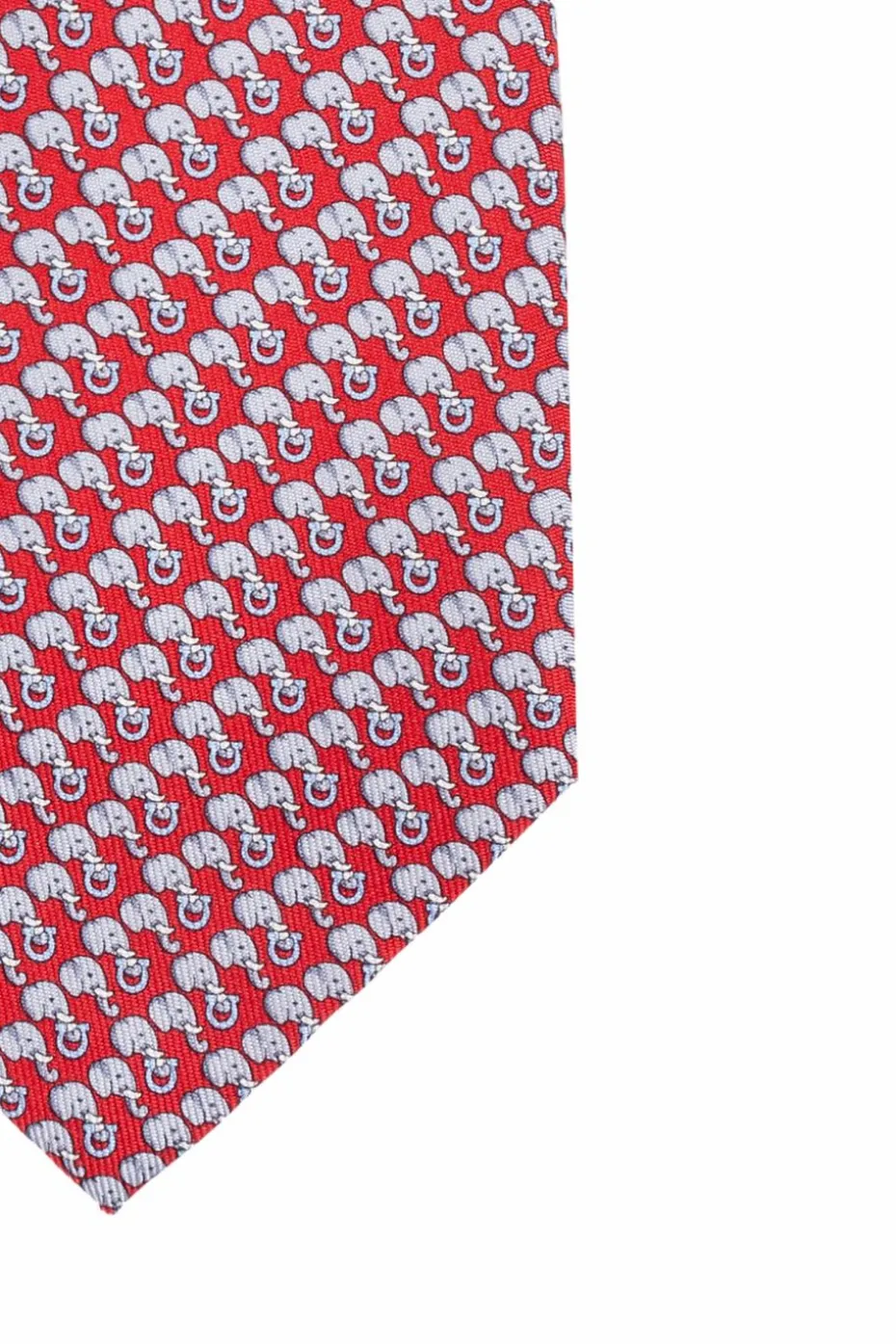FERRAGAMO RED Silk tie